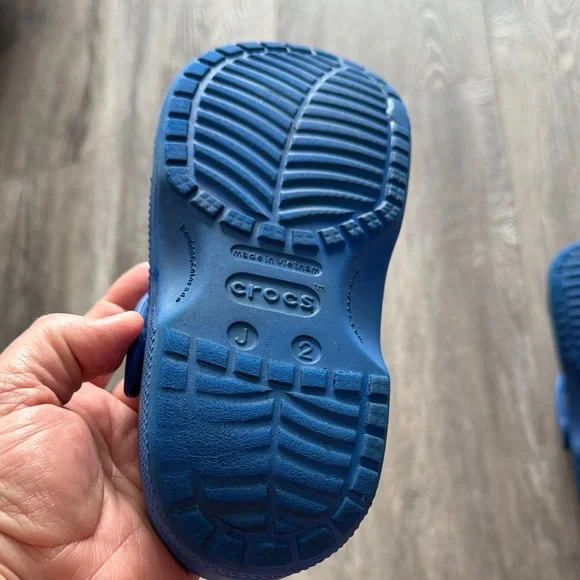 Kids Blue Clogs - Picture 3 of 4